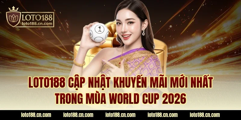 LOTO188 cập nhật khuyến mãi mới nhất trong mùa World Cup 2026